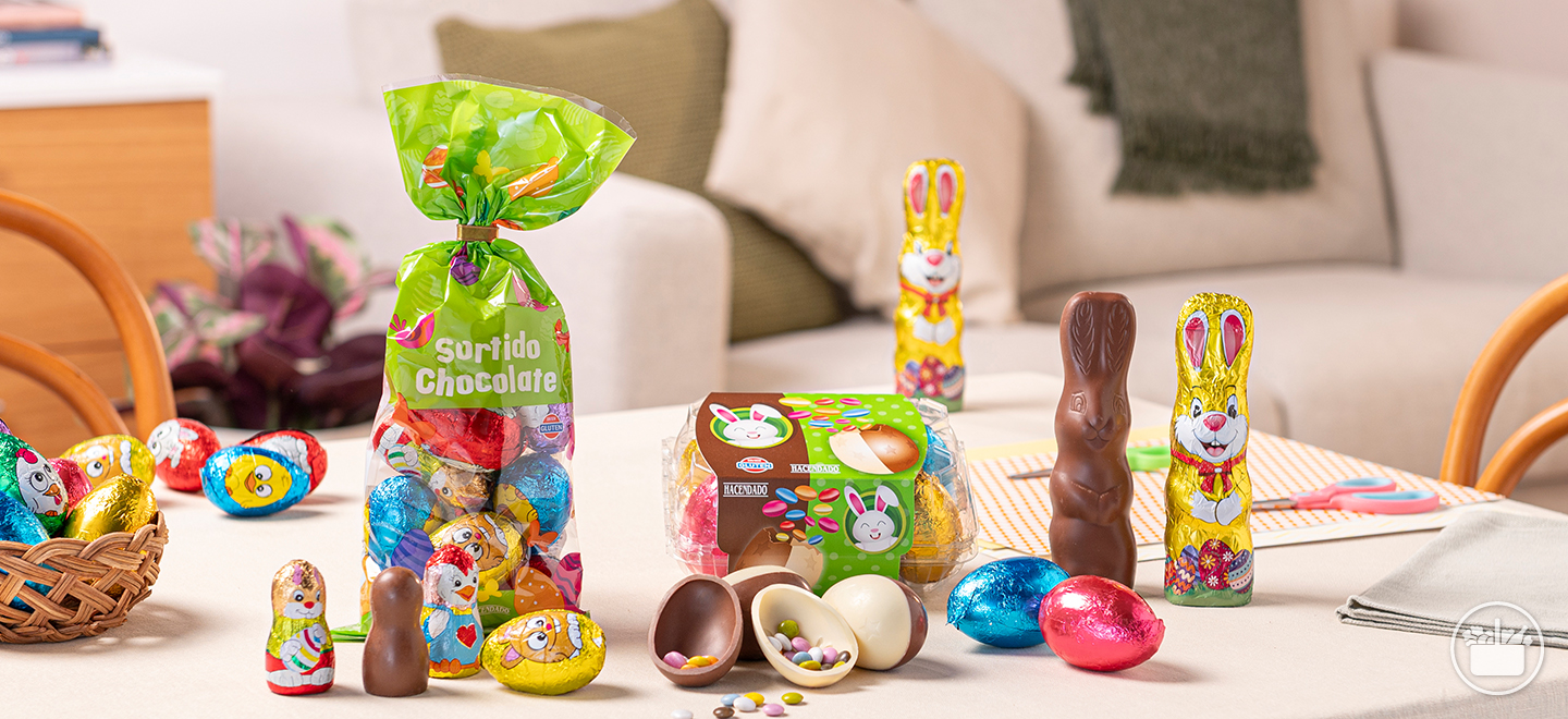 Descubre nuestro amplio surtido de Chocolates de Pascua. 