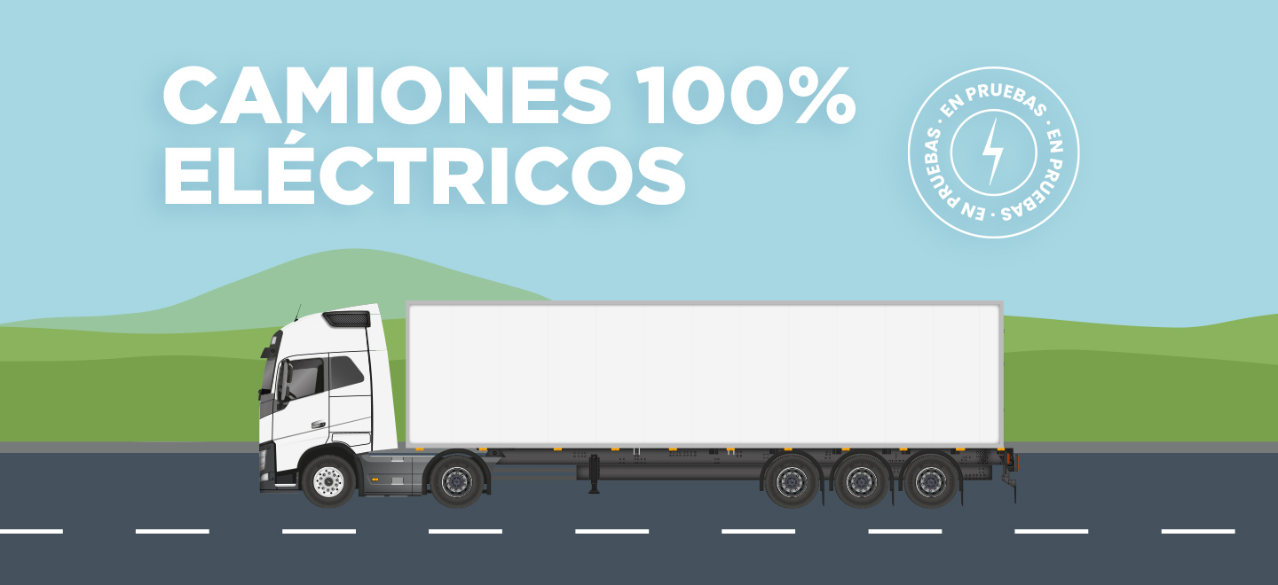 Camiones 100% eléctricos en pruebas en Mercadona