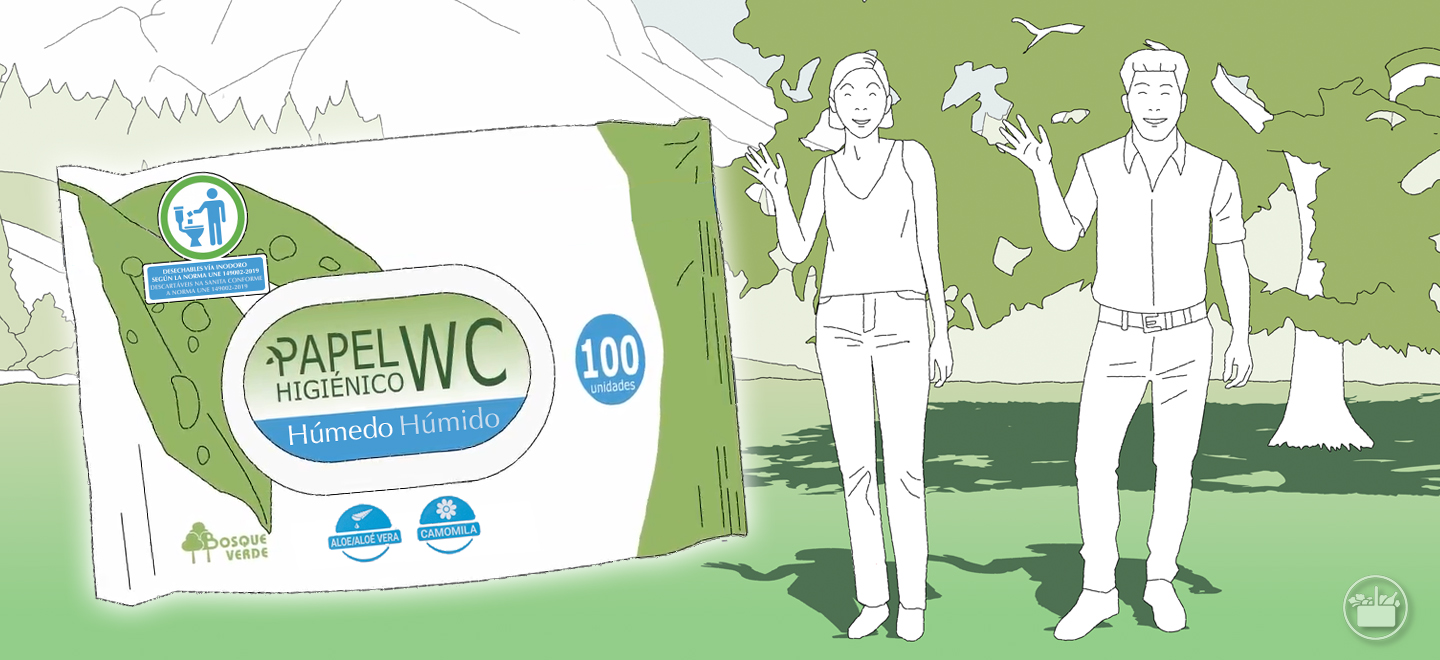 El Paper Higiènic Humit WC Bosque Verde millora la teva higiene diària. Conèixer la diferència entre el Paper Higiènic Humit i les tovalloletes és fonamental per evitar embussos en les canonades.
