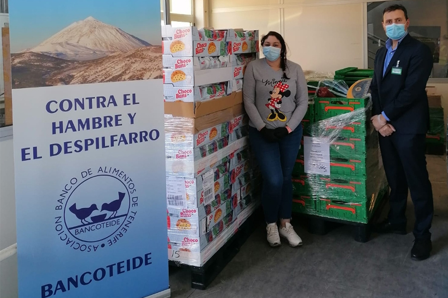 Donació d’aliments de Mercadona a entitats socials de Tenerife
