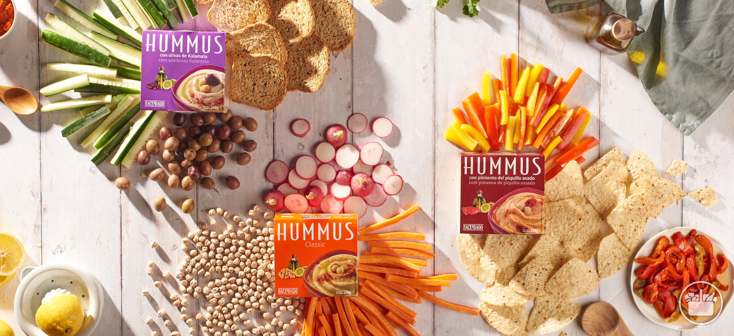 Descobreix les diferents classes d'hummus que t'ofereix Mercadona. Les has tastades?