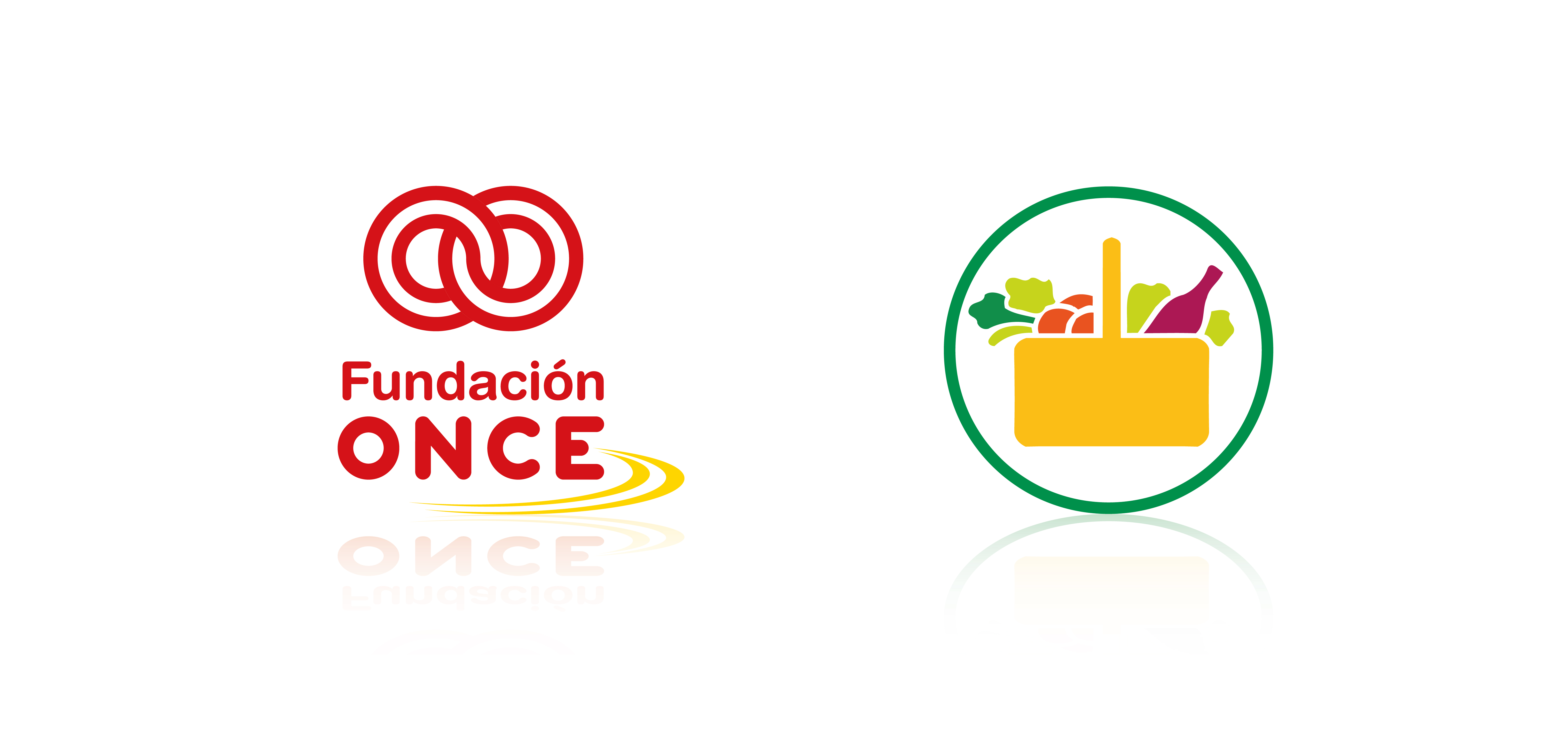 Logotips de Mercadona i de la Fundació ONCE