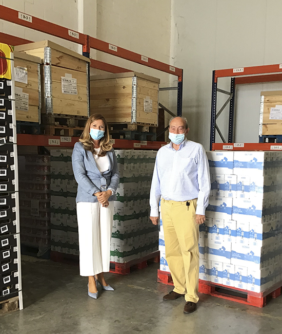 Donació de productes de Mercadona al Banc d’Aliments de Saragossa