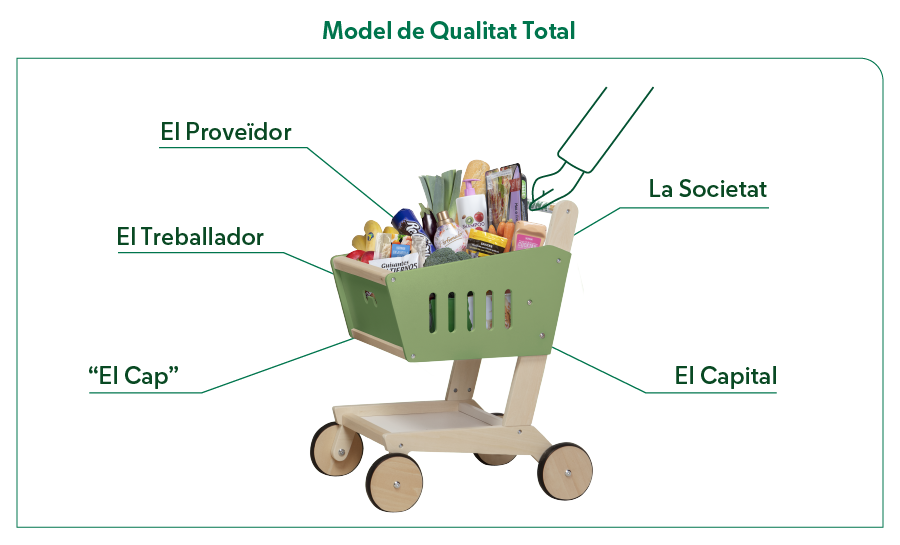 Model de Qualitat Total: “El Cap”, El Treballador, El Proveïdor, La Societat, El Capital