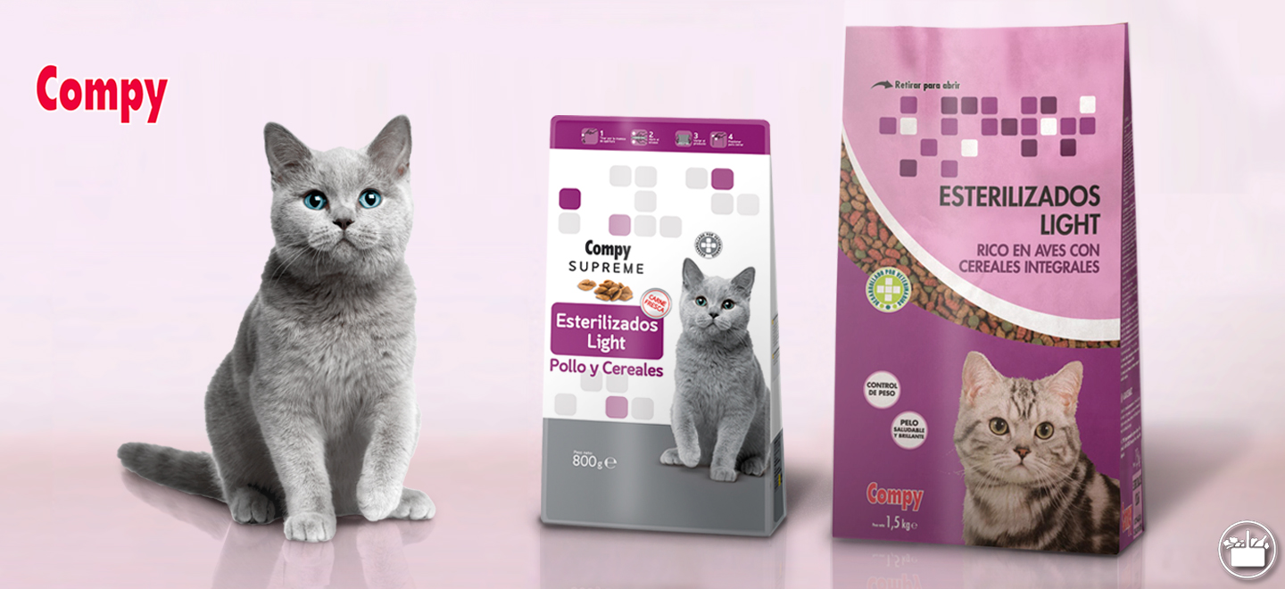 Pinsos Compy per a gats esterilitzats, la millor formar de cuidar a la teva mascota.