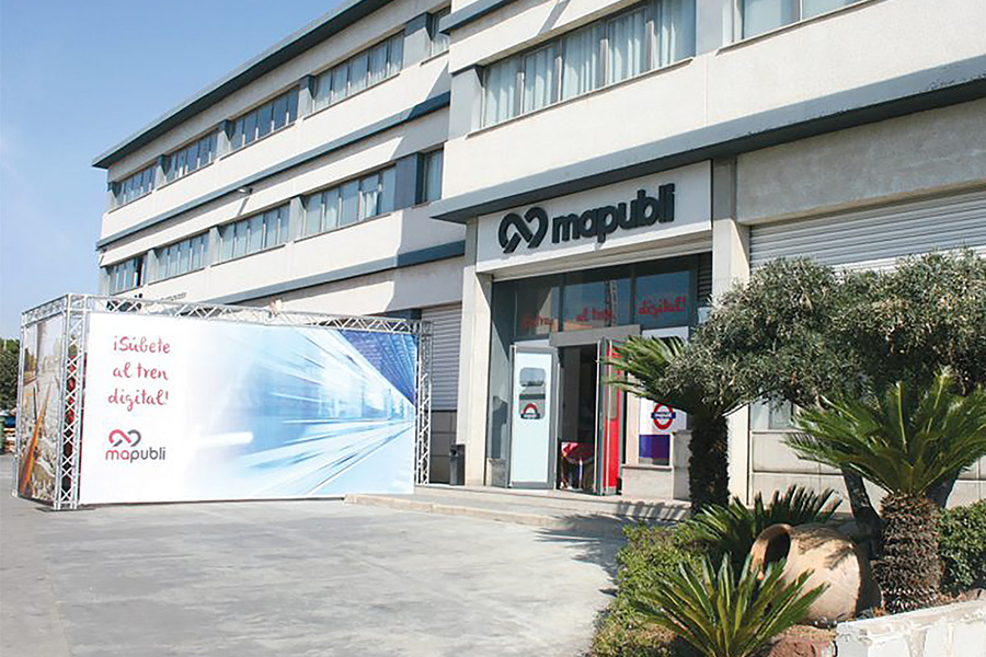 Façana de les instal·lacions del Proveïdor Totaler Mapubli a Paterna (València)