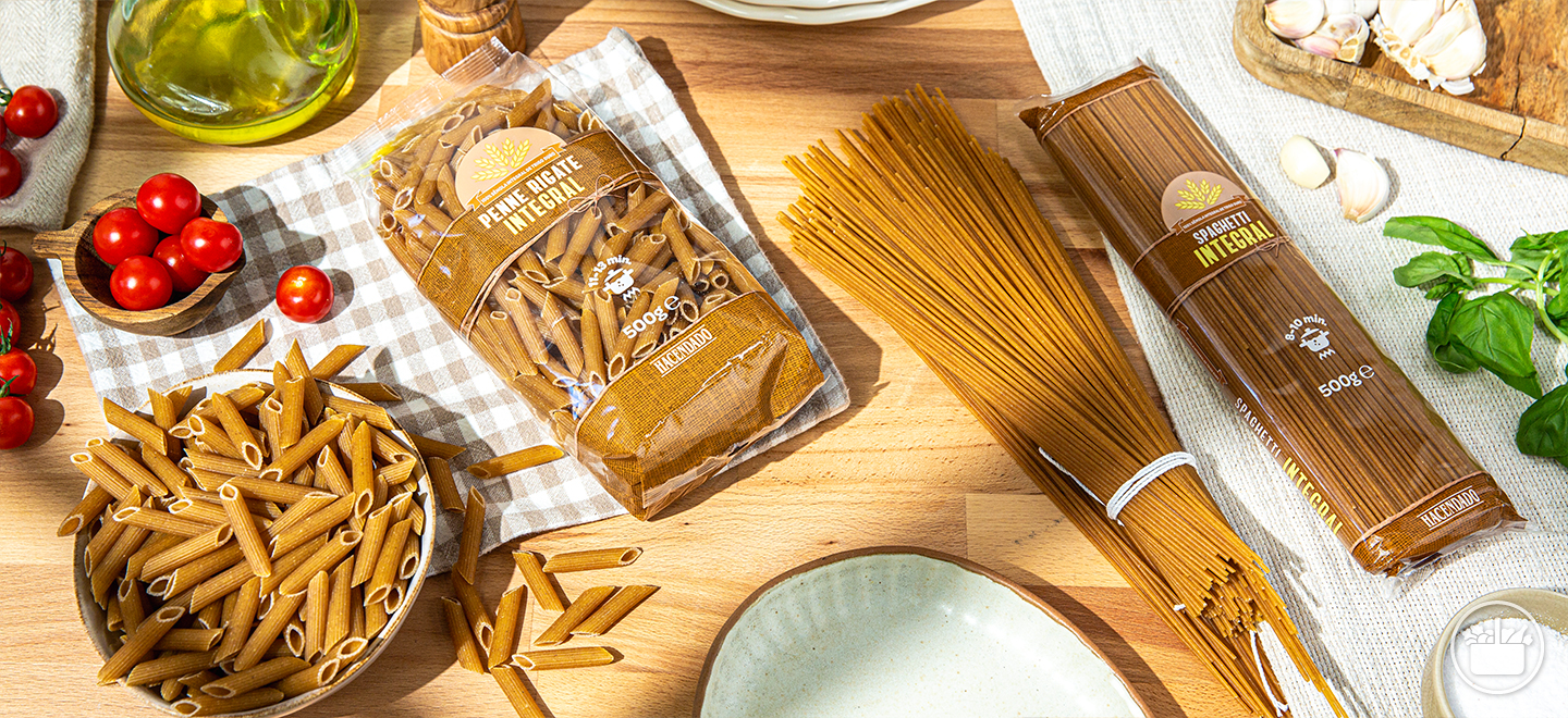 Aprèn quatre receptes amb la nostra pasta integral i descobreix-ne la millora de qualitat. 