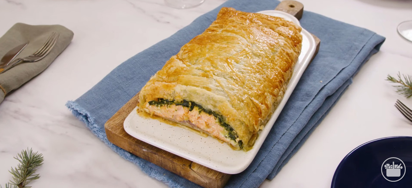 Inclou aquesta recepta de salmó Wellington als teus menús de Nadal. 