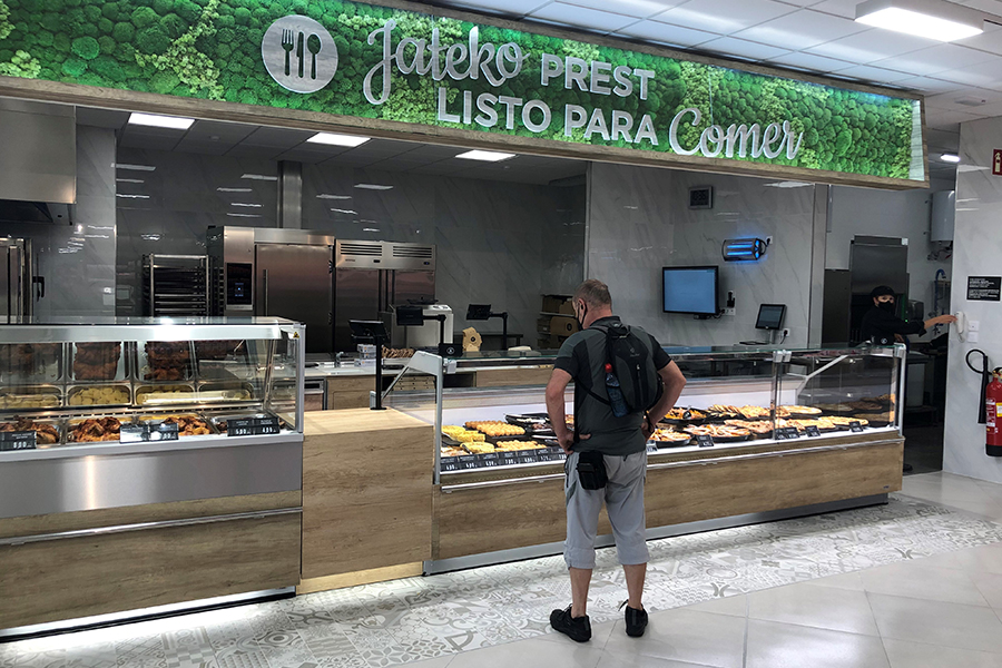 Secció A punt per Menjar al supermercat de Mercadona d’Iurreta