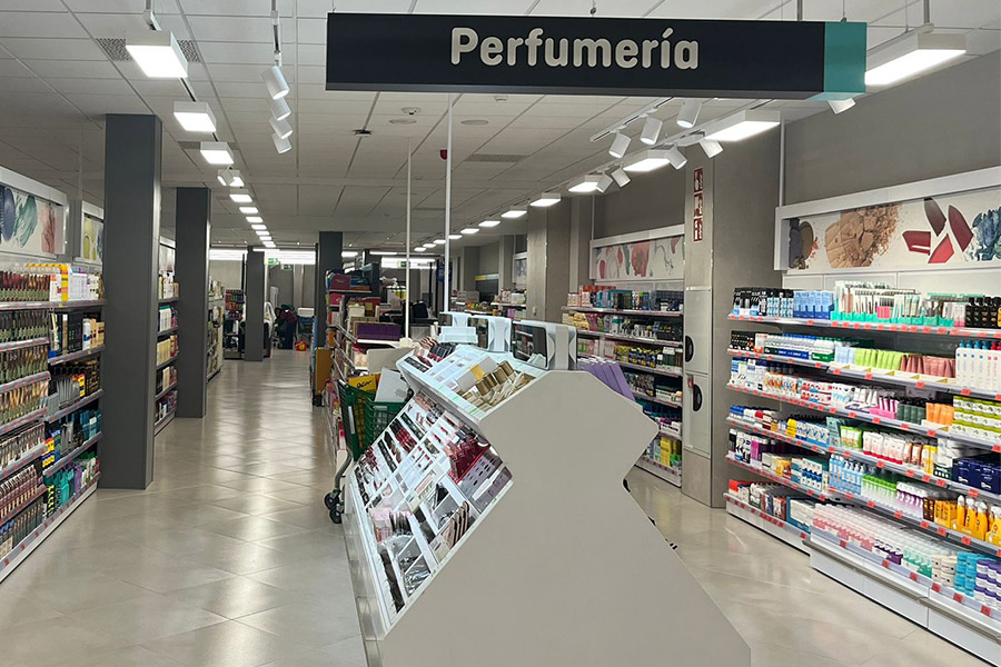 Perfumeria al Mercadona de Príncipe de Vergara, a Madrid