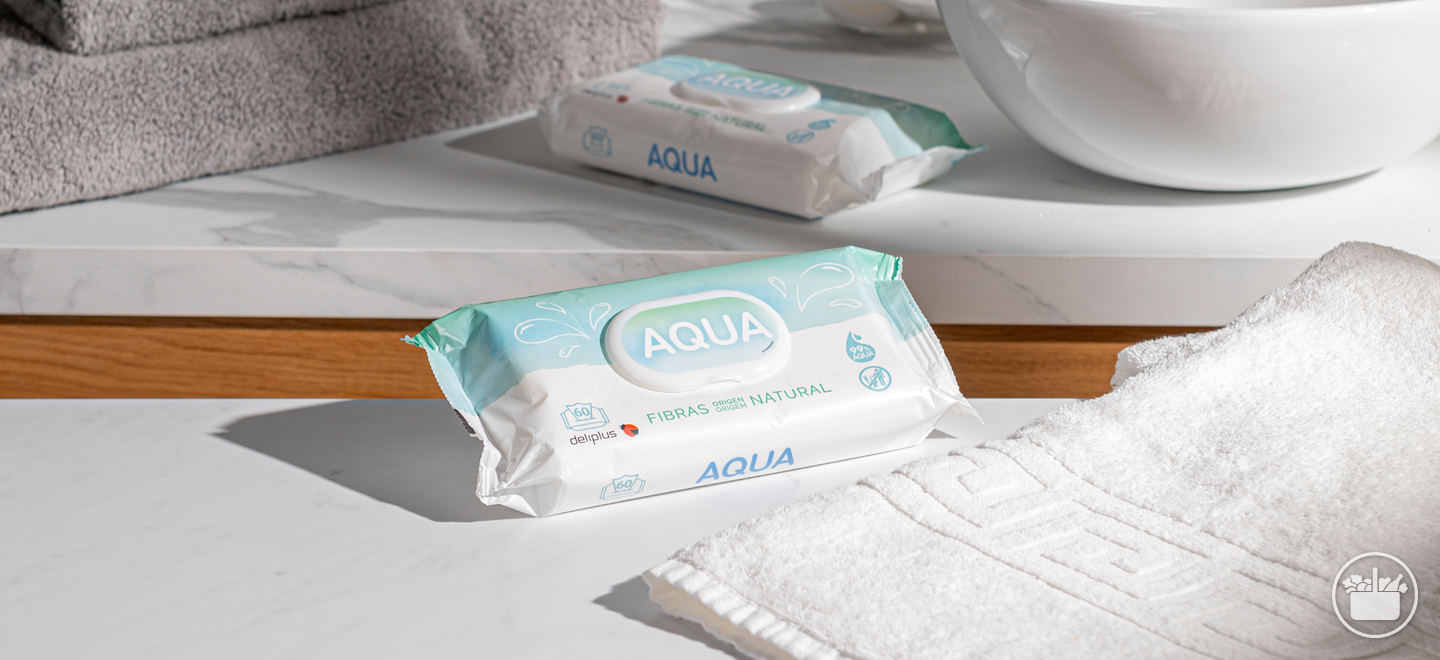 Descobreix les tovalloletes Aqua i tot el que t’ofereixen per cuidar la pell del teu infant.