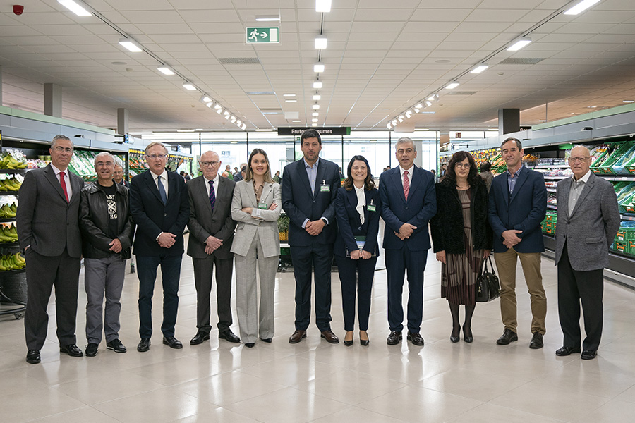 Institutional visit to the new Mercadona store in Guarda