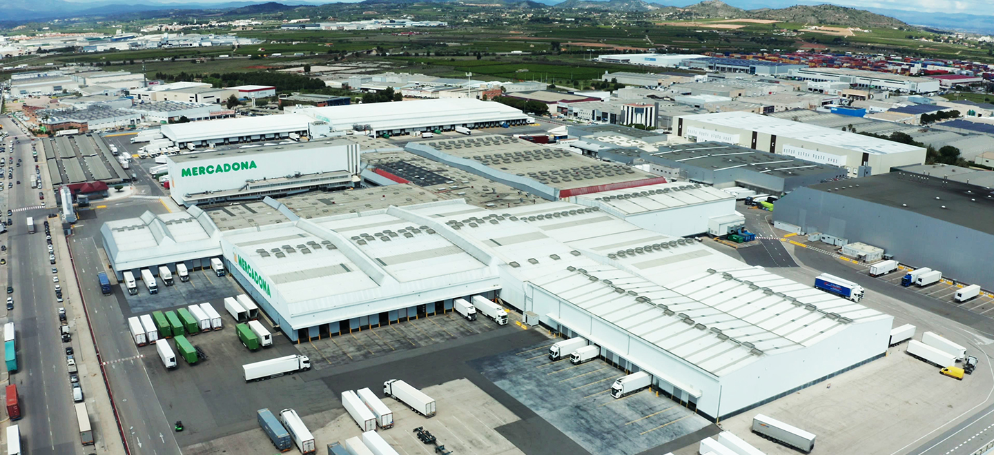 Aerial image of the Riba-roja de Túria (Valencia) logistics centre