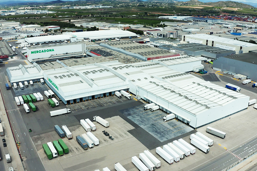 Aerial image of the Riba-roja de Túria (Valencia) logistics centre