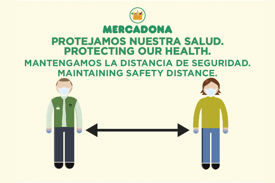 Safety distance Mercadona