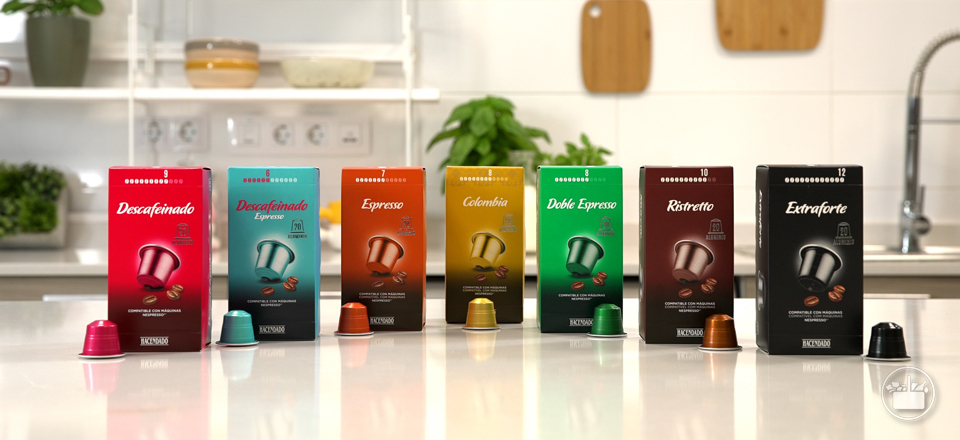 Cápsulas de café compatibles con máquinas Nespresso. - Mercadona
