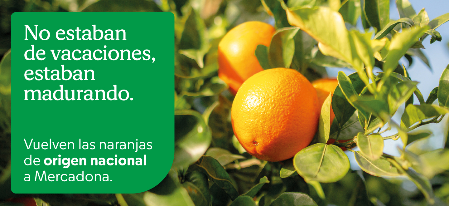 Campaña naranjas origen nacional Mercadona