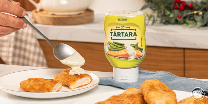 Recetas con Salsa Tártara: Cordon bleu de pollo con salsa tártara