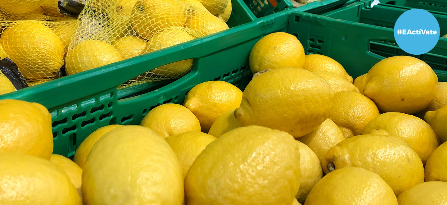 Limón disponible en la sección Fruta y Verdura de Mercadona