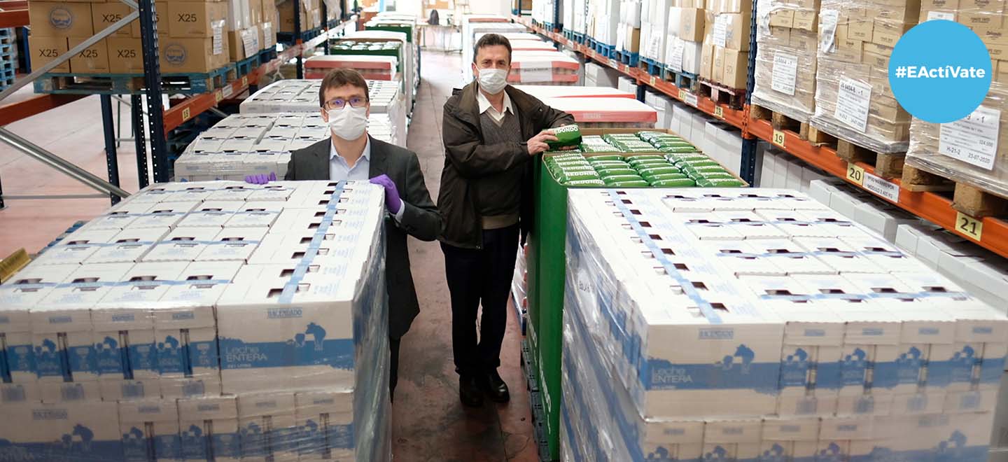 Donación del supermercado Mercadona en La Rioja