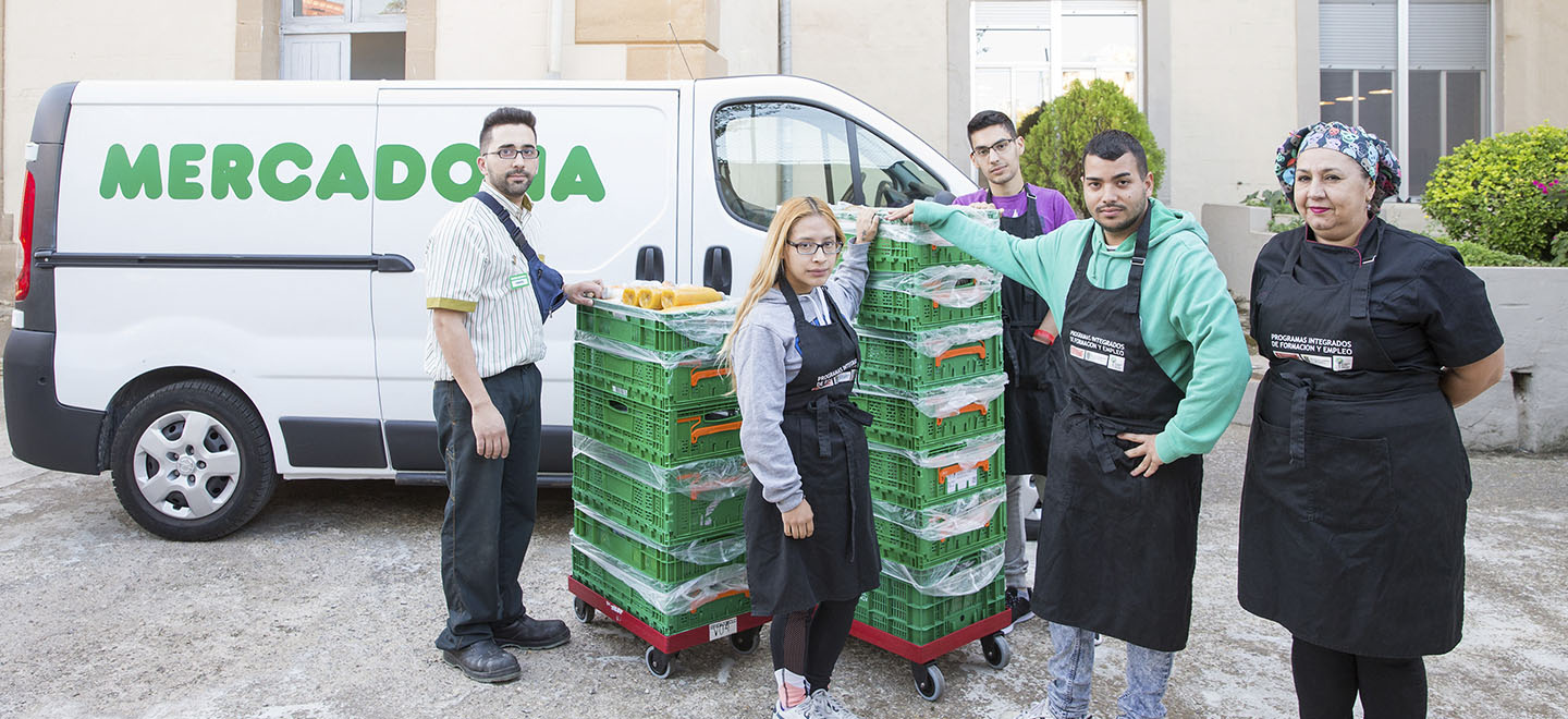 Mercadona dona alimentos Tudela
