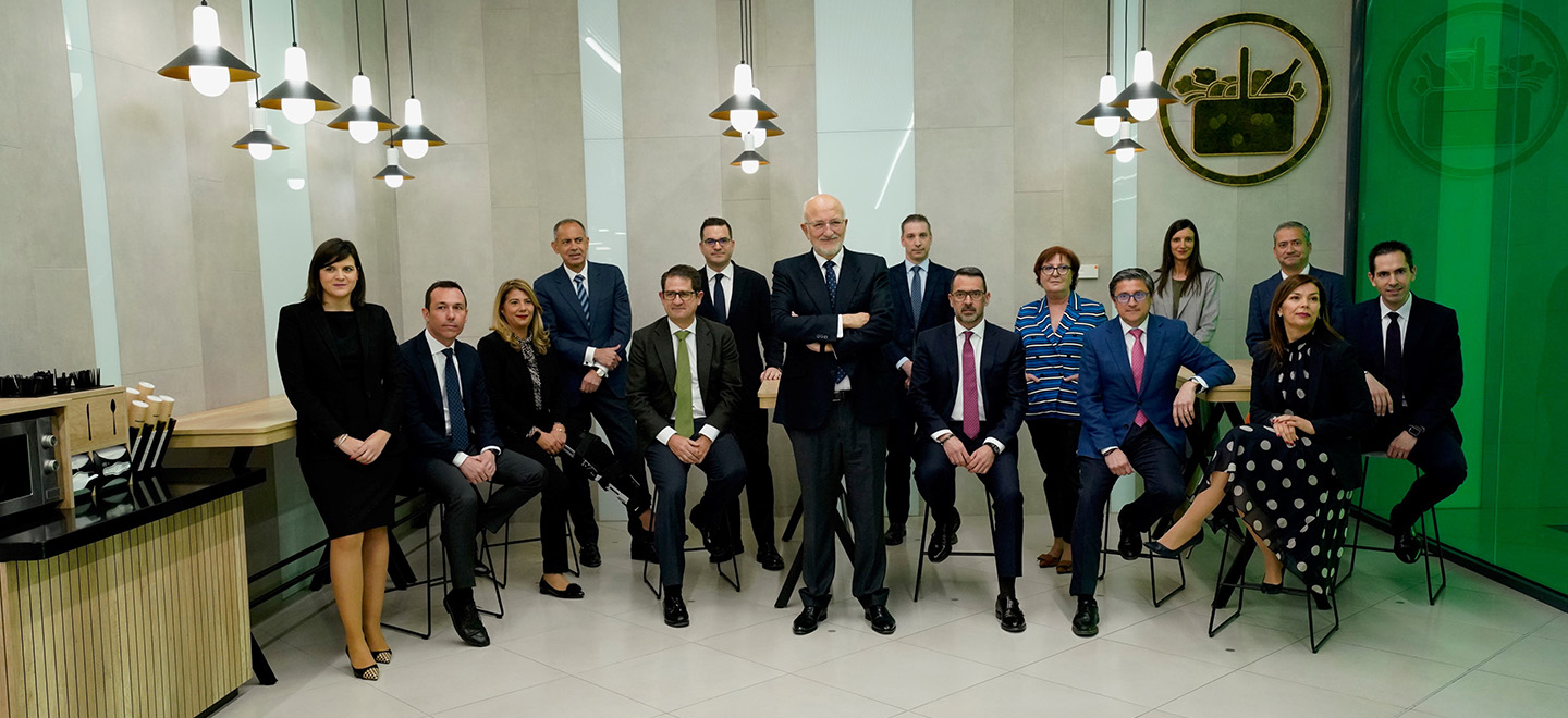 Juan Roig y miembros del Comité de Dirección de Mercadona 