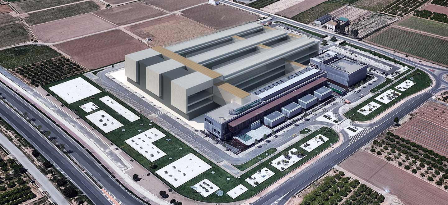 Imagen de cómo serán las nuevas oficinas de Mercadona en 2021 en Albalat dels Sorells, Valencia