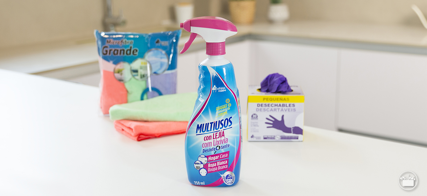 Te presentamos un producto muy eficaz para la limpieza de tu hogar: Multiusos con lejía desinfectante.  