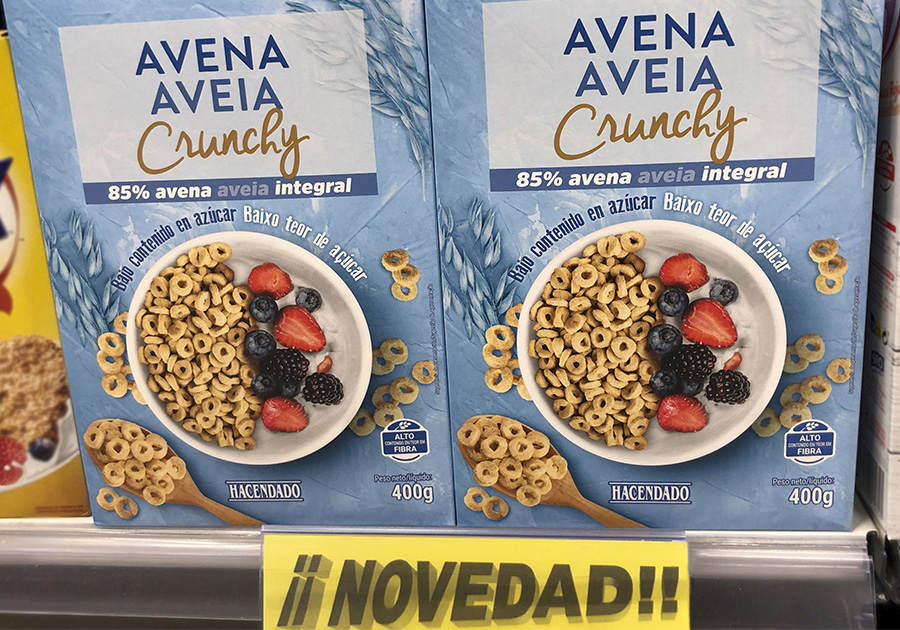 Los nuevos cereales Avena Crunchy, en el lineal de Mercadona