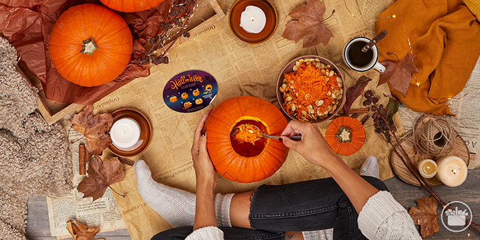 Paso 4: crear calabaza Halloween Mercadona.
