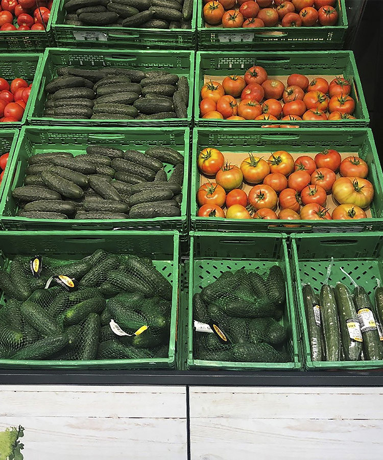 Pepino disponible en la sección Fruta y Verdura de Mercadona