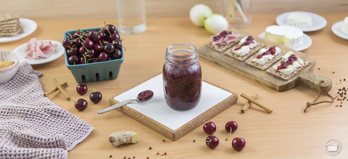 Te enseñamos a preparar esta receta de Chutney de Cerezas para que la disfrutes en tus desayunos y meriendas. 