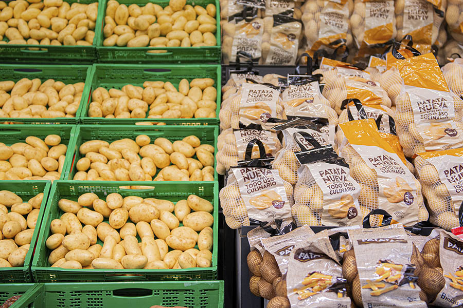 Variedad de patata nacional en Mercadona