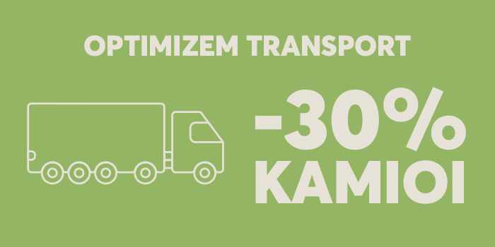 -30% de camiones en el transporte de los Chic-kles de Mercadona