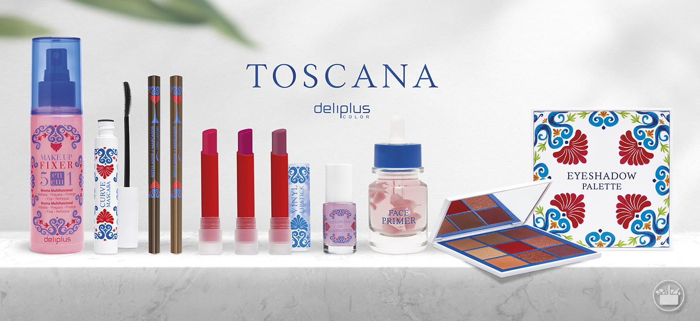 Ezagutu Toscana kosmetika-bilduma berria osatzen duten produktu guztiak.