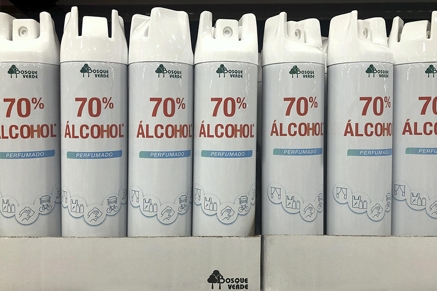 70% Alcohol Perfumado en spray no lineal de Mercadona