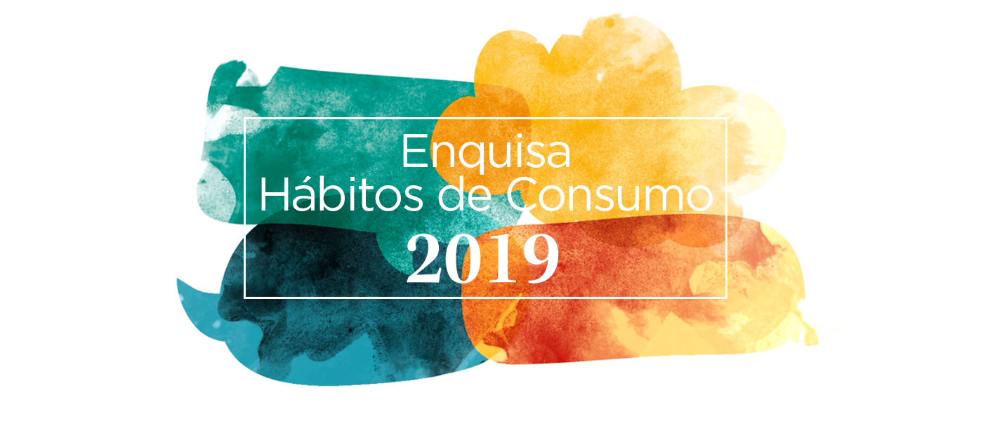 Cartel Enquisa Hábitos de Consumo 2019