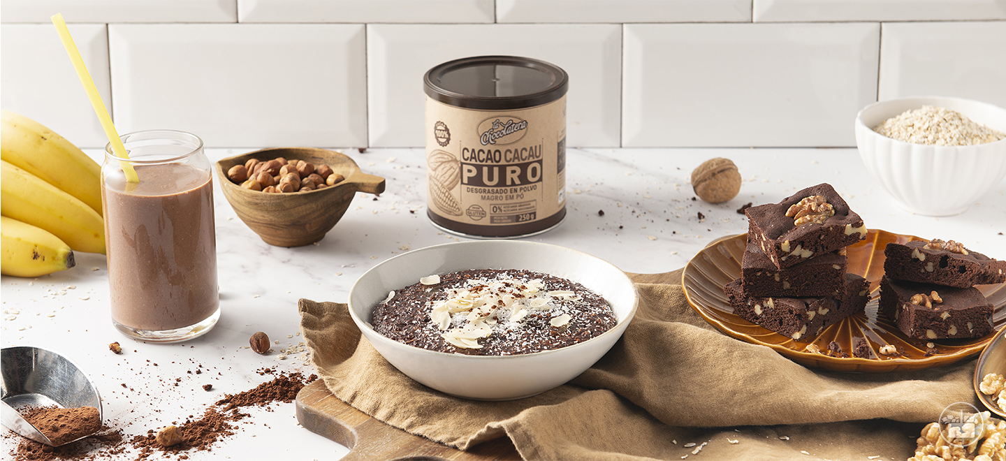 Ensinámosche a preparar tres exquisitas receitas con Cacao puro. 