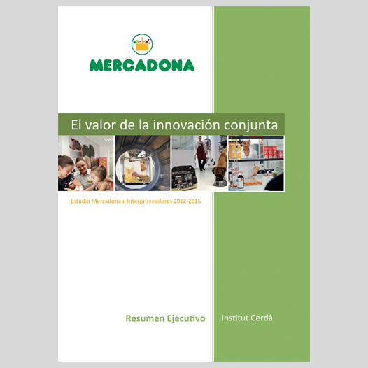 Portada del informe El valor de la innovación conjunta, en la que se ve varios productos