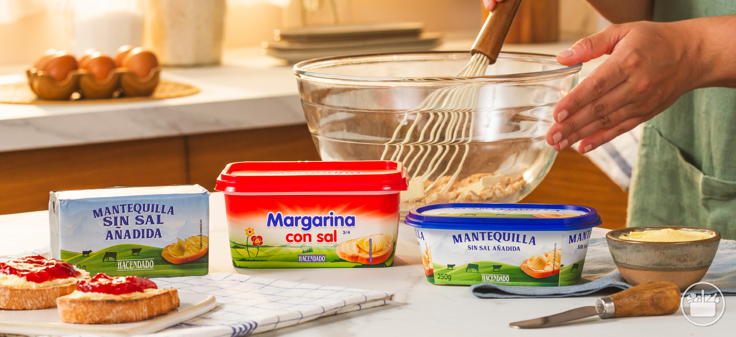 Sorpréndete coas nosas opcións de manteigas e margarinas.