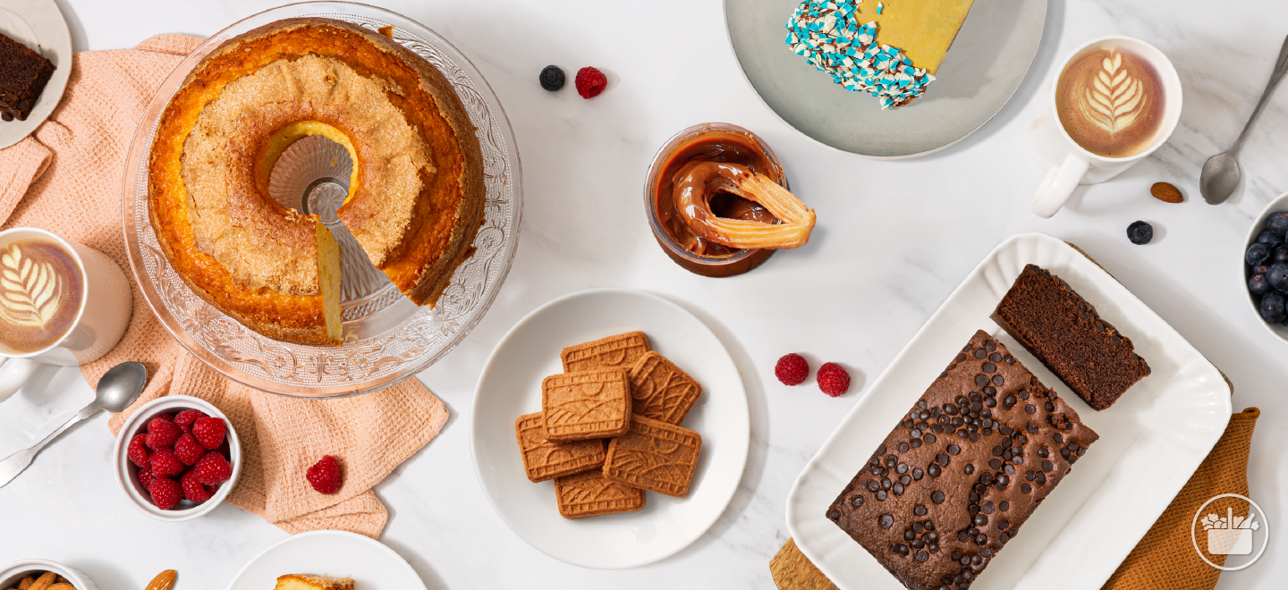 Comparte momentos doces coa túa familia ou amigos: biscoitos, pastas, trufas...