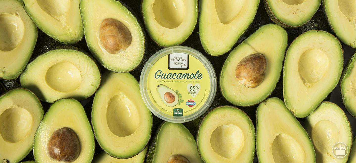 Suxerímosche as mellores ideas de consumo co noso guacamole, elaborado cun 95 % de aguacate fresco.