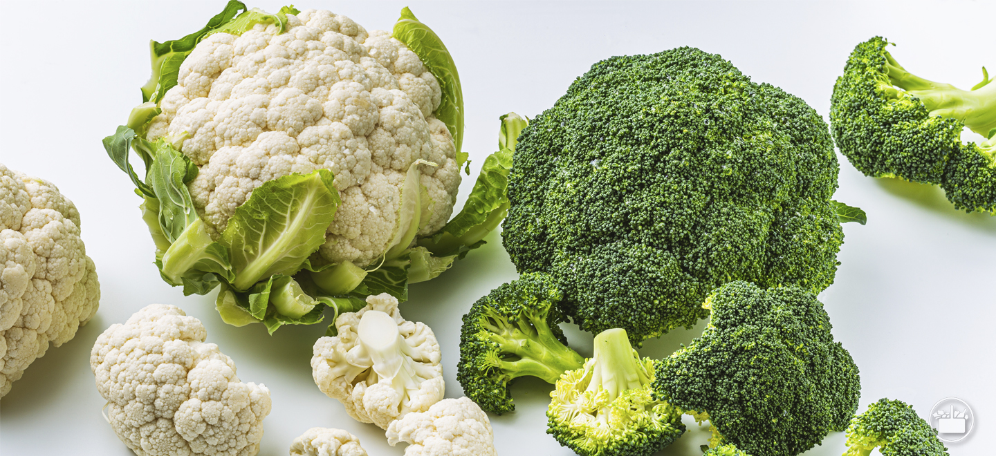 Aproveita todas as propiedades do brócoli e da coliflor na túa cociña. 