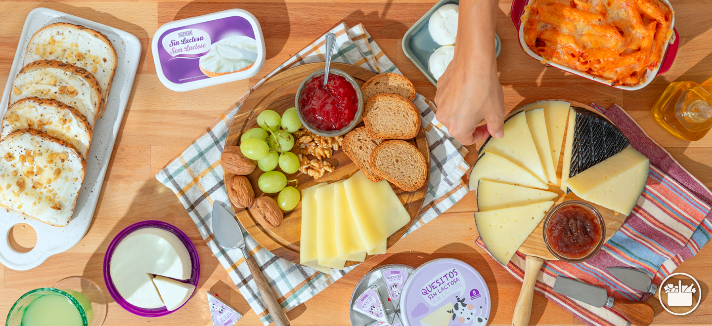 Descobrix la rica varietat de formatges sense lactosa del nostre lineal. 