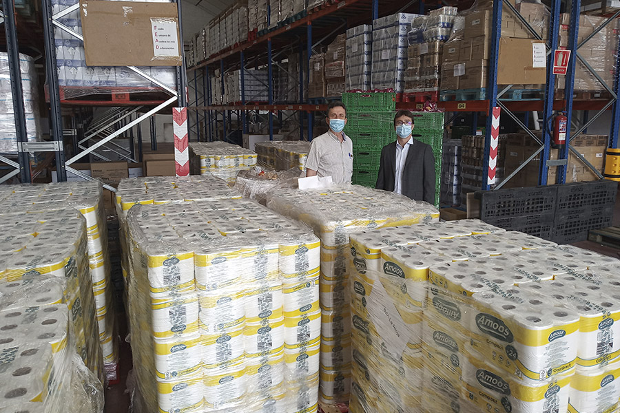 Donació de productes de Mercadona al Banc d'Aliments de La Rioja