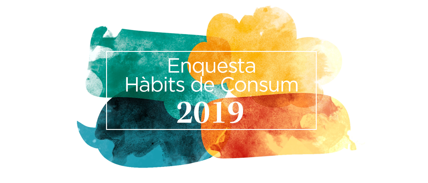 Cartell Enquesta hàbits de consum 2019