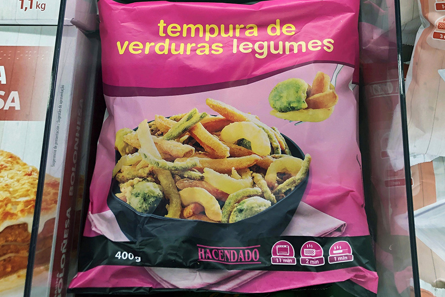 La nova Tempura de verdures, en els congeladors de Mercadona