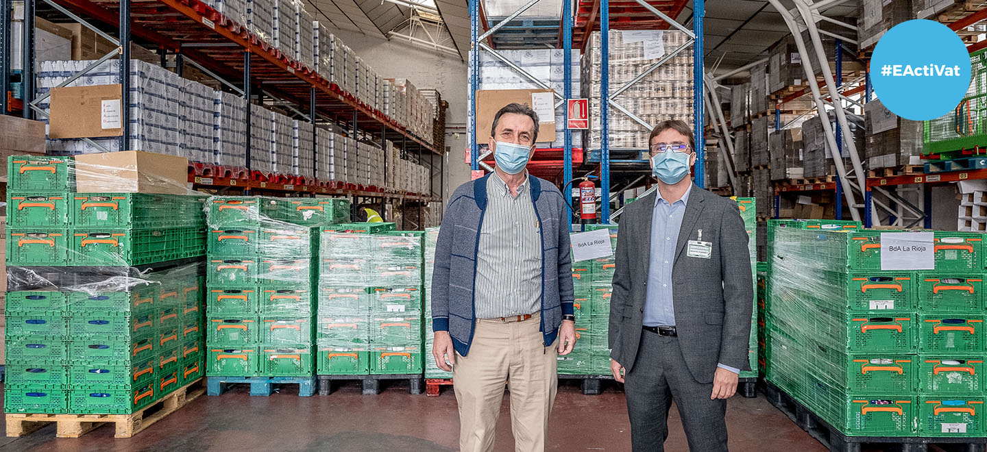 Donació de productes de Mercadona al Banc d'Aliments de La Rioja
